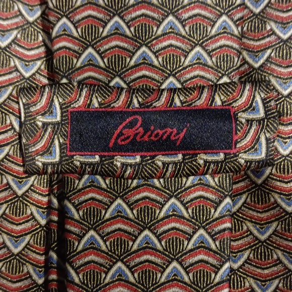 *PRINT* BRIONI necktie - Picture 3 of 5
